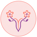 Uterus / Flowers Icon