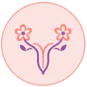 Uterus / Flowers Icon